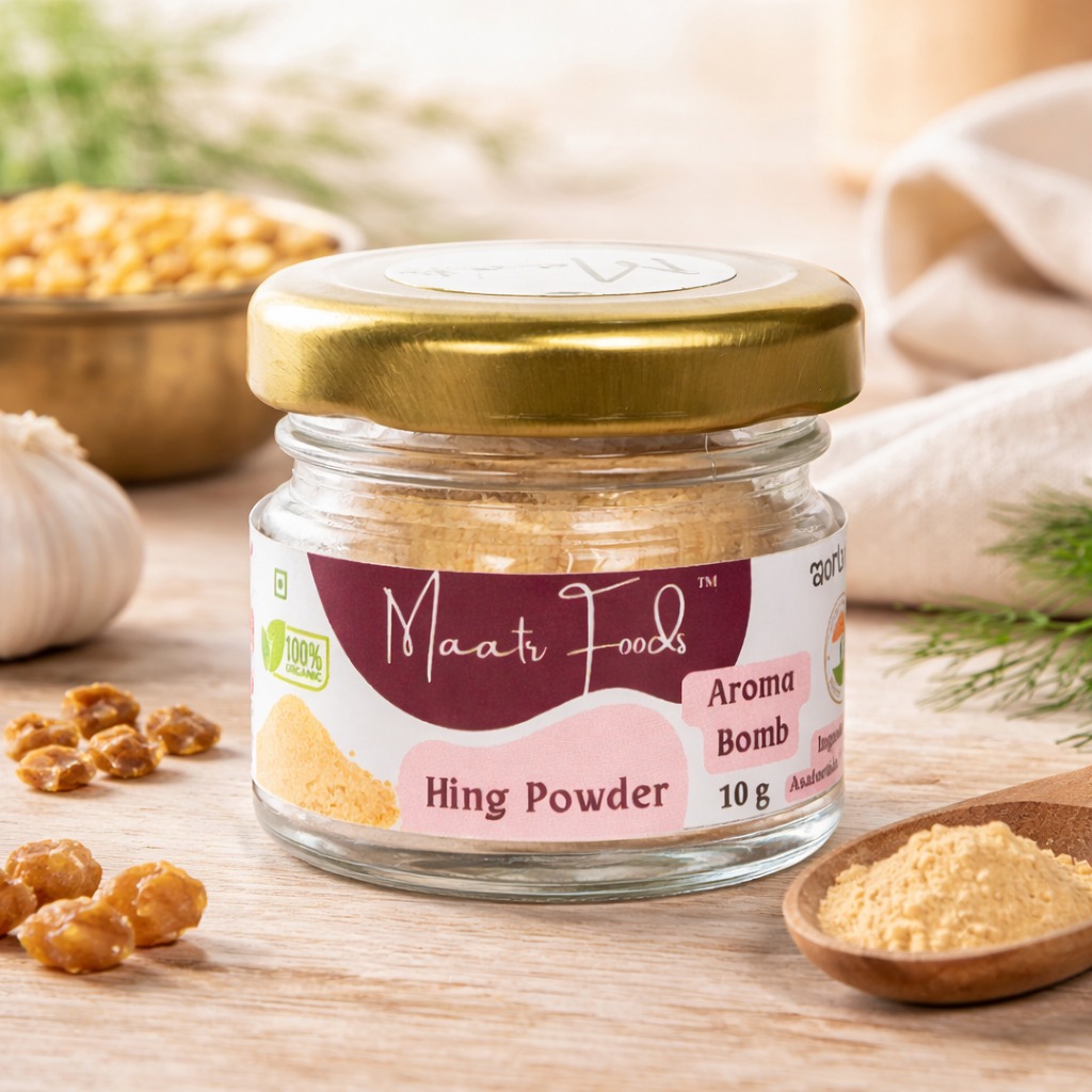 Aroma Bomb Hing Powder | Strong Aroma | Rich Taste | Premium Asafoetida for Daily Cooking | 10g